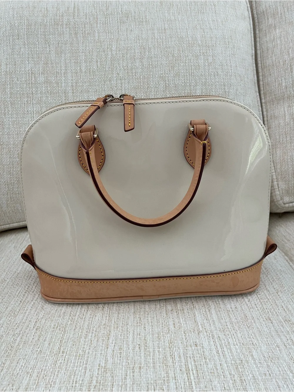 Dooney & Bourke Patent Zip Zip Satchel